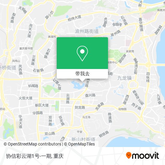 协信彩云湖1号-一期地图