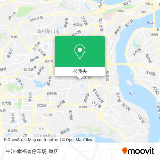 中冶·幸福岭停车场地图