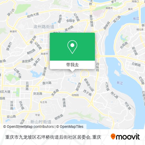重庆市九龙坡区石坪桥街道后街社区居委会地图