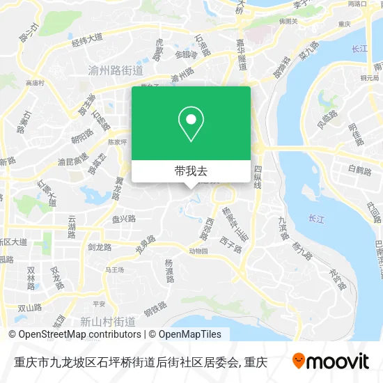重庆市九龙坡区石坪桥街道后街社区居委会地图