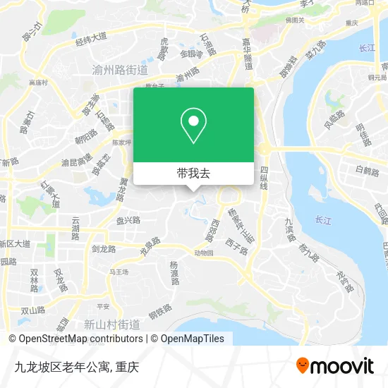九龙坡区老年公寓地图