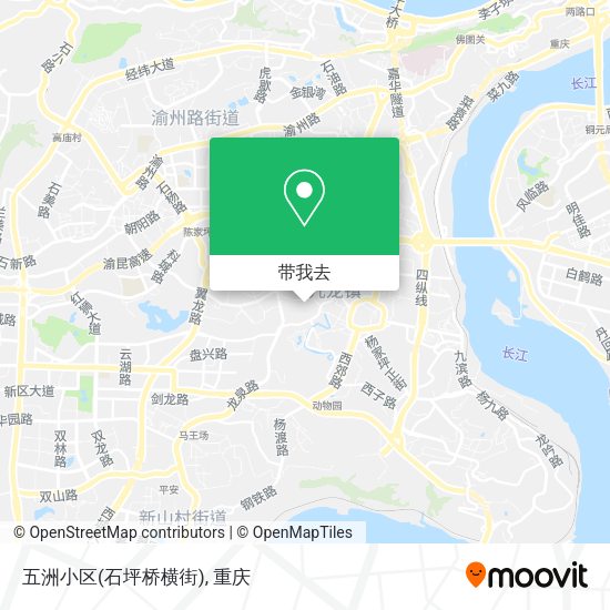 五洲小区(石坪桥横街)地图