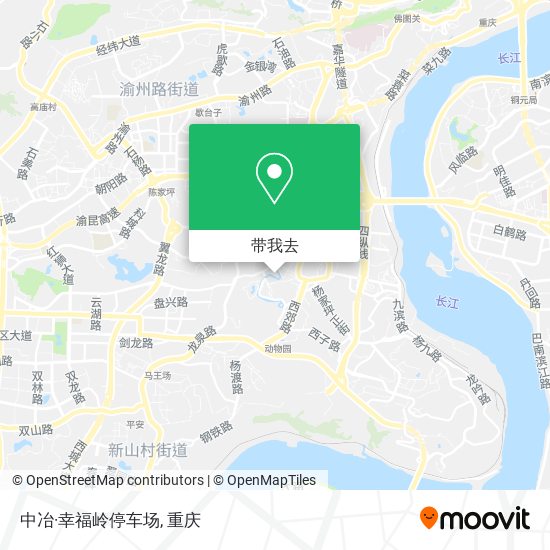 中冶·幸福岭停车场地图