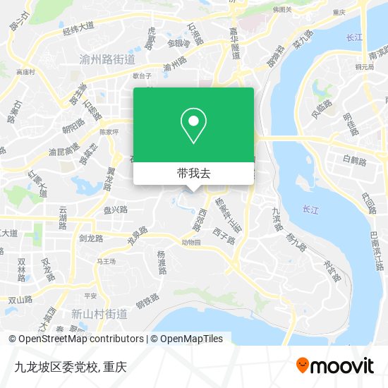 九龙坡区委党校地图