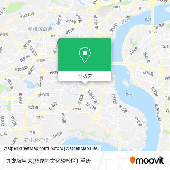 九龙坡电大(杨家坪文化楼校区)地图