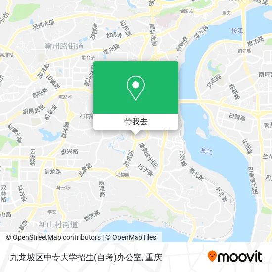 九龙坡区中专大学招生(自考)办公室地图