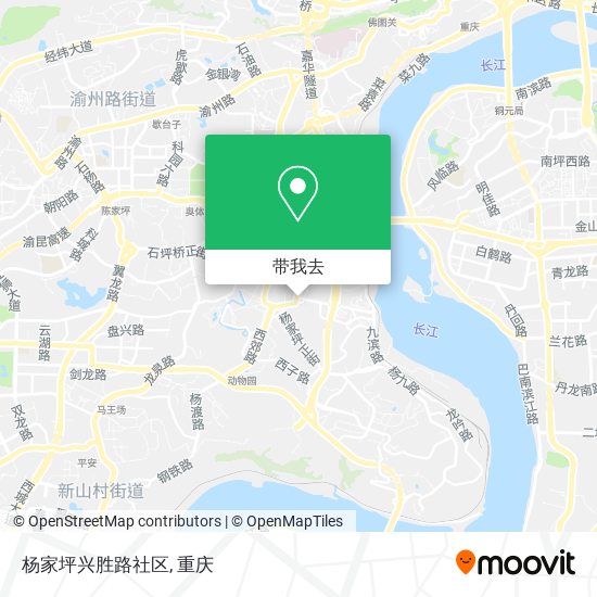 杨家坪兴胜路社区地图