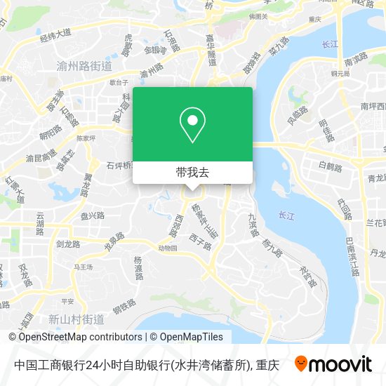 中国工商银行24小时自助银行(水井湾储蓄所)地图