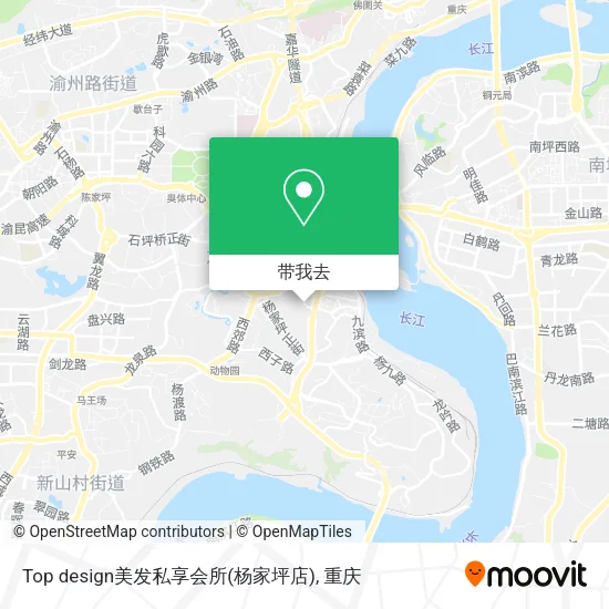 Top design美发私享会所(杨家坪店)地图