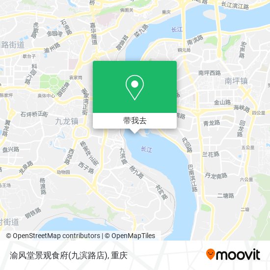 渝风堂景观食府(九滨路店)地图