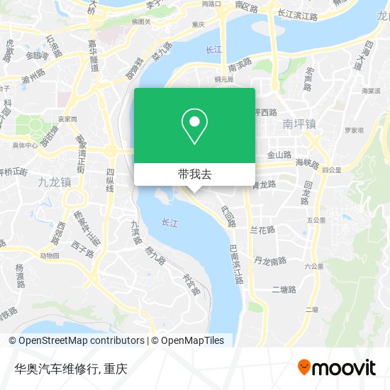华奥汽车维修行地图