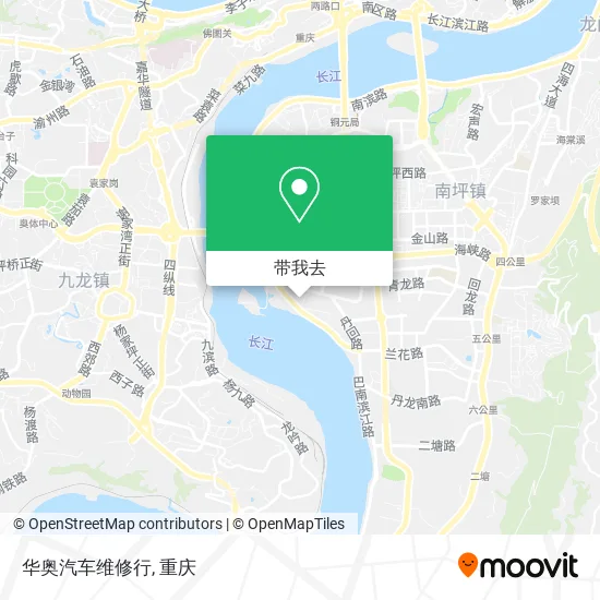 华奥汽车维修行地图