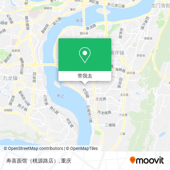 寿喜面馆（桃源路店）地图