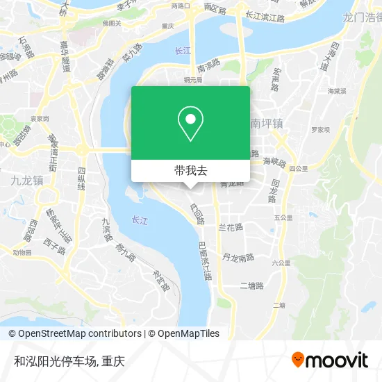 和泓阳光停车场地图