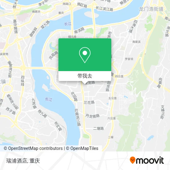瑞浦酒店地图