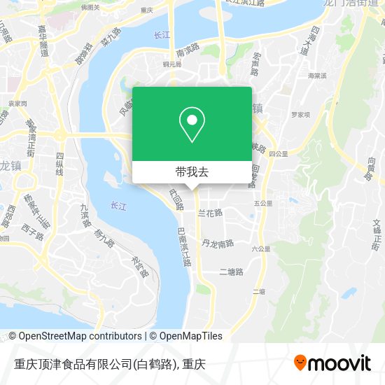 重庆顶津食品有限公司(白鹤路)地图