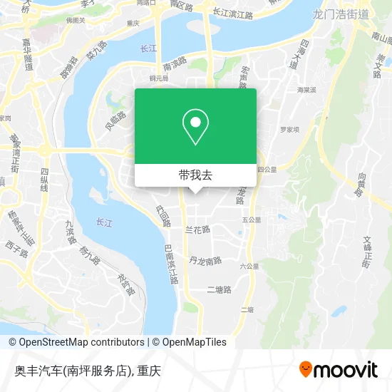 奥丰汽车(南坪服务店)地图