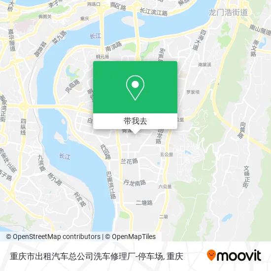 重庆市出租汽车总公司洗车修理厂-停车场地图