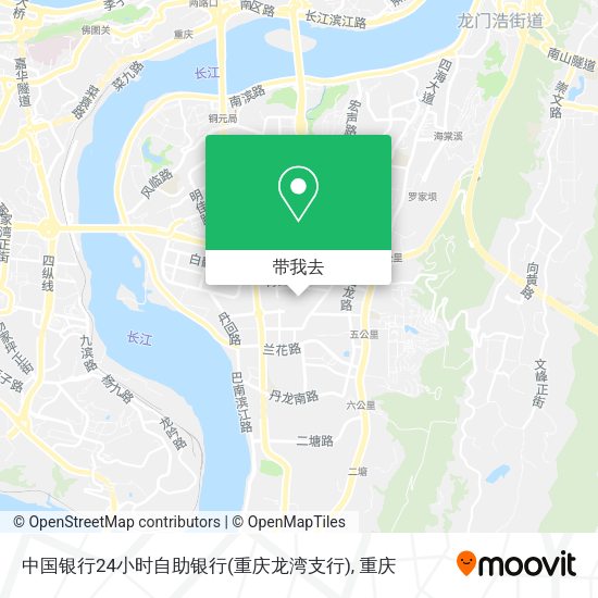 中国银行24小时自助银行(重庆龙湾支行)地图