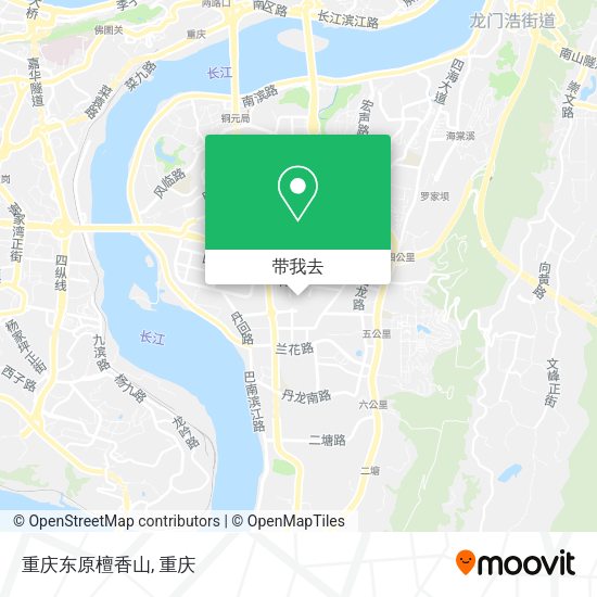 重庆东原檀香山地图