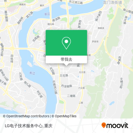 LG电子技术服务中心地图