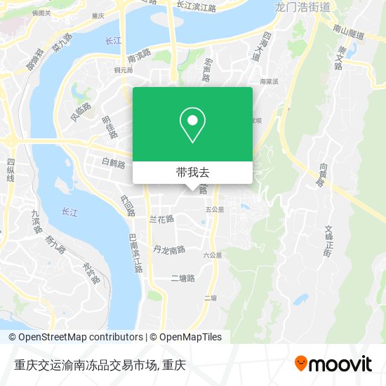 重庆交运渝南冻品交易市场地图