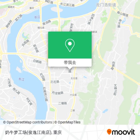 奶牛梦工场(俊逸江南店)地图