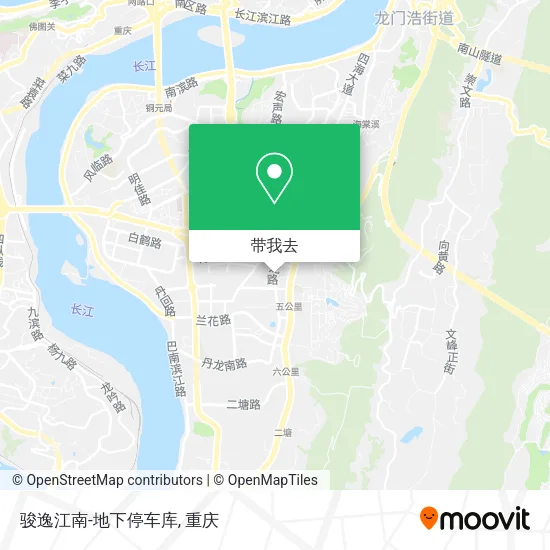 骏逸江南-地下停车库地图