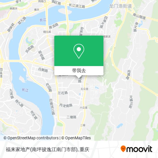 福来家地产(南坪骏逸江南门市部)地图