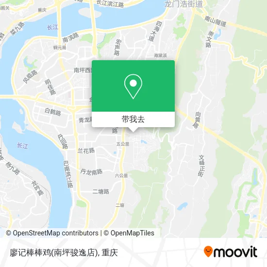 廖记棒棒鸡(南坪骏逸店)地图