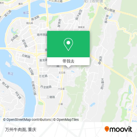 万州牛肉面地图