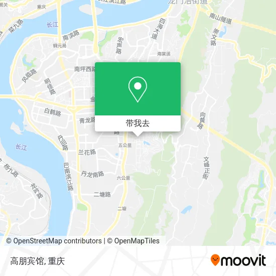 高朋宾馆地图