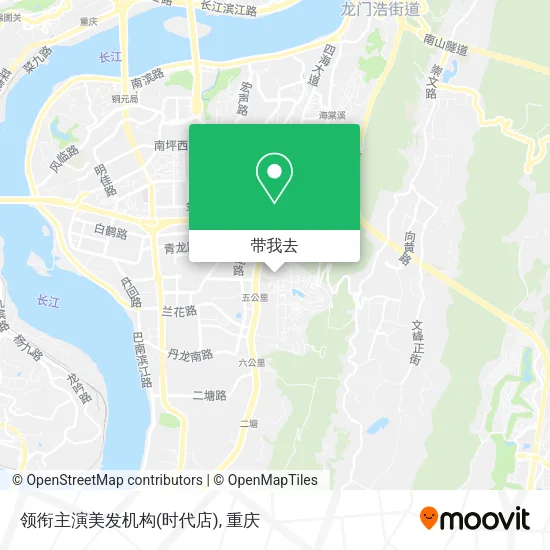 领衔主演美发机构(时代店)地图