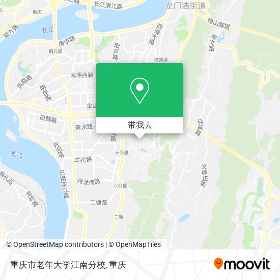 重庆市老年大学江南分校地图
