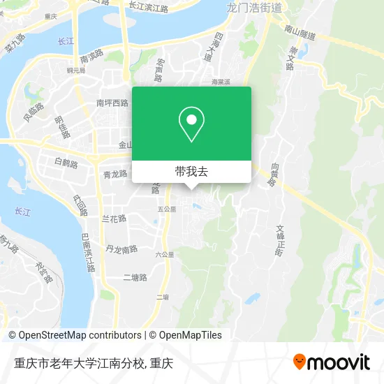 重庆市老年大学江南分校地图