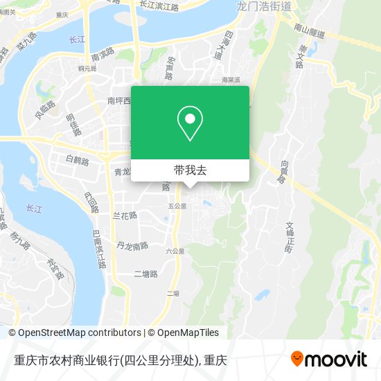 重庆市农村商业银行(四公里分理处)地图