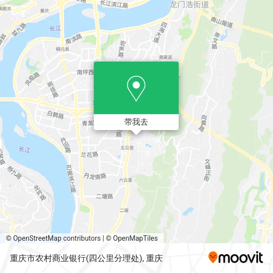 重庆市农村商业银行(四公里分理处)地图