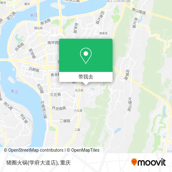 猪圈火锅(学府大道店)地图