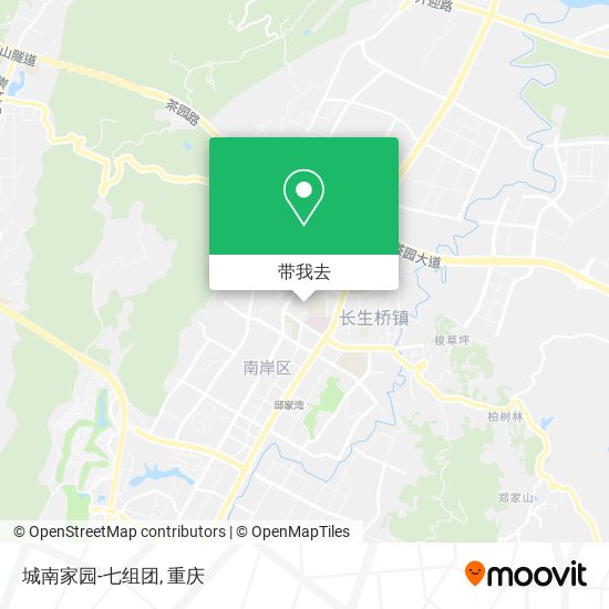 城南家园-七组团地图