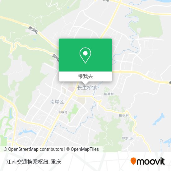 江南交通换乘枢纽地图