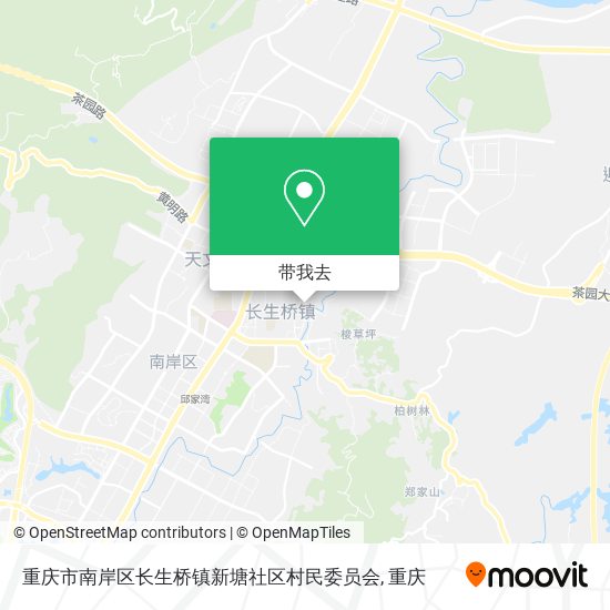 重庆市南岸区长生桥镇新塘社区村民委员会地图