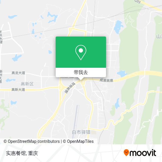 实惠餐馆地图