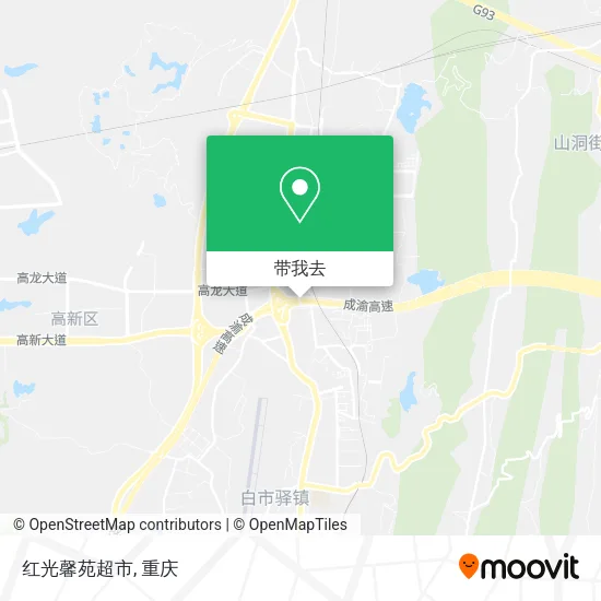 红光馨苑超市地图