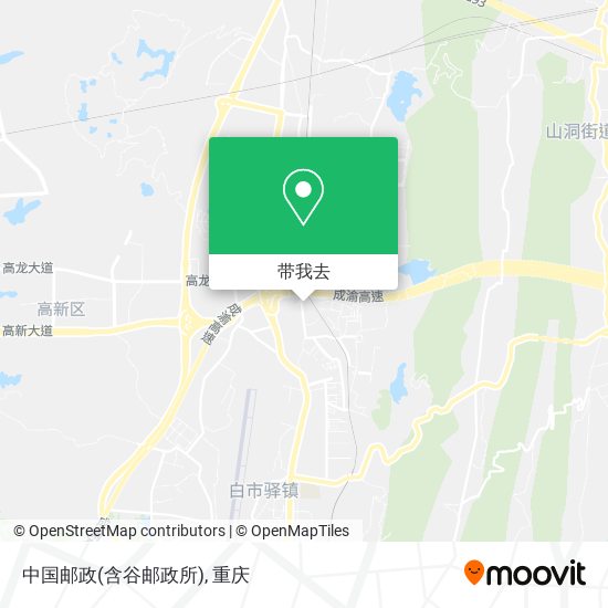 中国邮政(含谷邮政所)地图