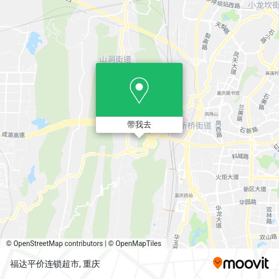 福达平价连锁超市地图
