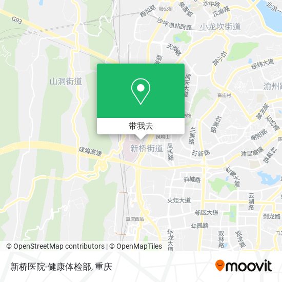 新桥医院-健康体检部地图