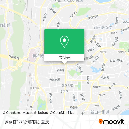紫燕百味鸡(朝阳路)地图