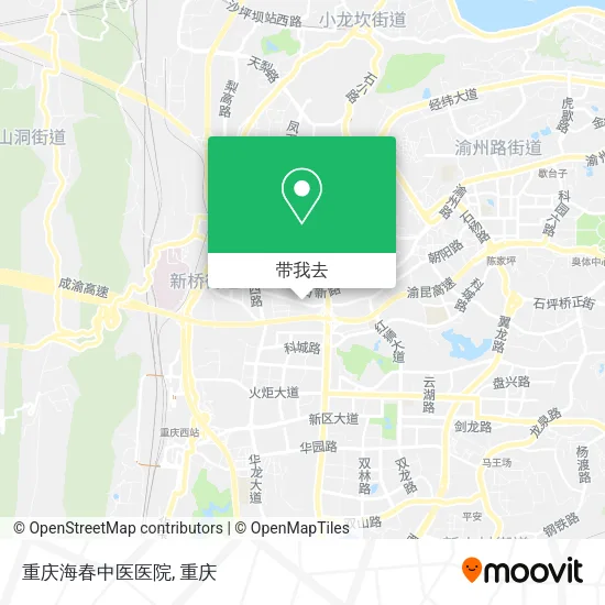 重庆海春中医医院地图