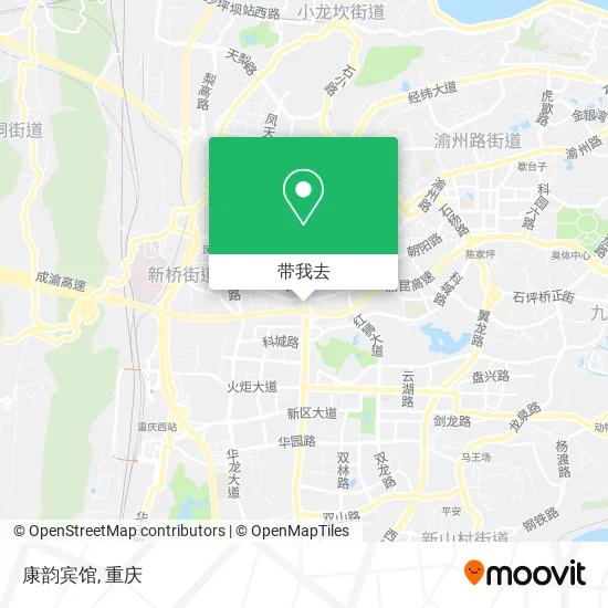 康韵宾馆地图