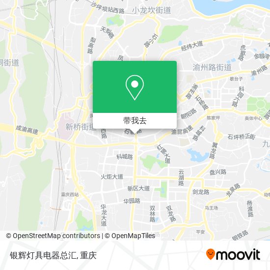 银辉灯具电器总汇地图